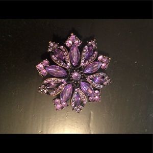Purple Vintage Coat Pin!